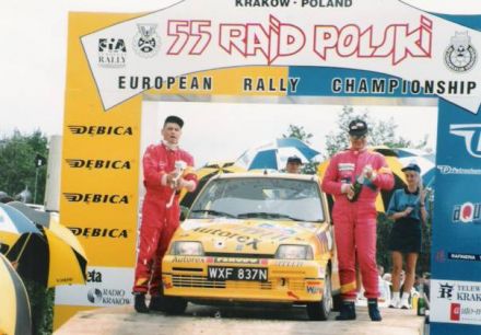 Jacek Sikora i Marek Kaczmarek - Fiat Cinquecento Sporting.